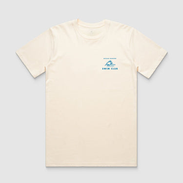 Cream Swim Club Tee - Because Weekend